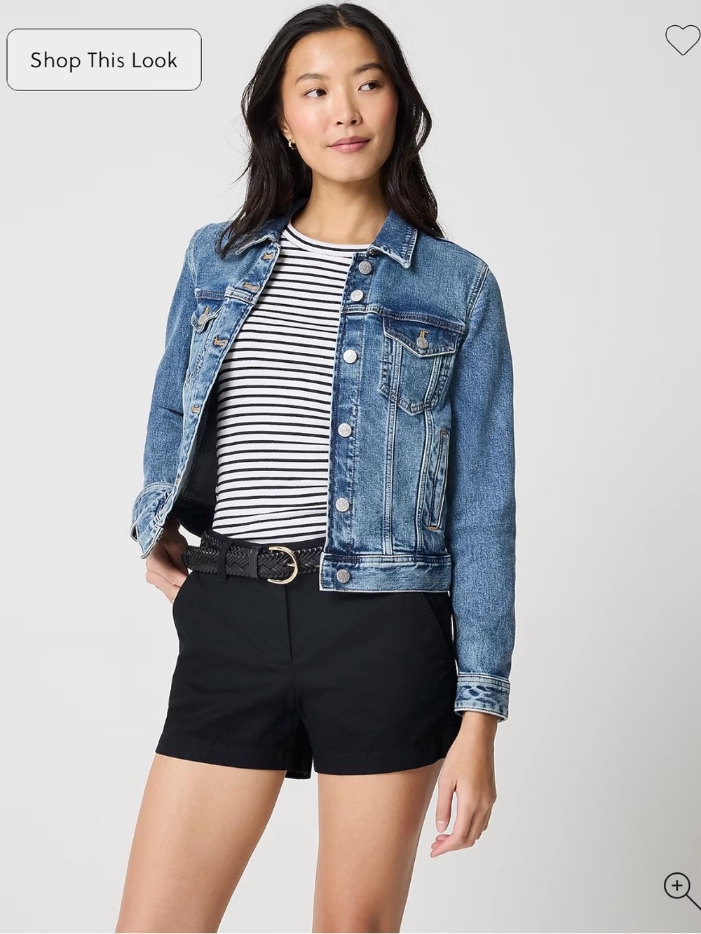 J Crew 3.5" Navy Blue Classic Pleated Chino Short